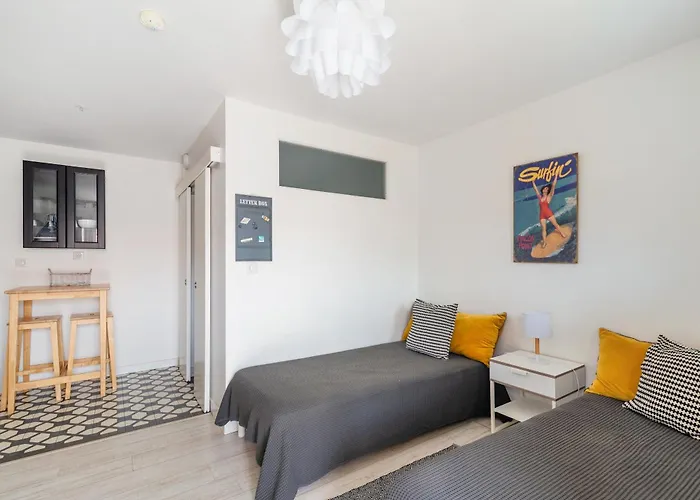 Surf 300m De La アパート ビアリッツ